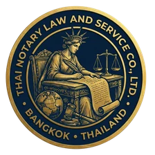 Thai Notary Law & Service Co., Ltd. corporate seal logo